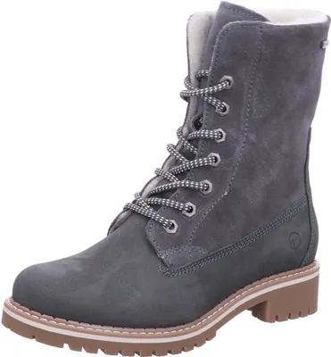 Produktbild von Tamaris Lederstiefelette - Grau Leder : 37 : Normal Größe: 37 Weite: Normal