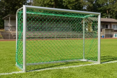 Produktbild von Fußballtor - mobiles Kleinfeldtor mit Herkulesnetz - 3,00 x 2,00 m - vollverschweißt, vandalismussicher