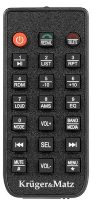 Image de Kruger&Matz KM2012 Autoradio MP3, WMA, FLAC, DIN, USB, AUX, Jack 3,5 mm