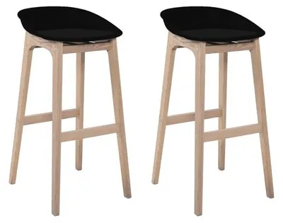 Produktbild von RIVA Barhocker Eiche mit Kunststoffsitz 75 cm