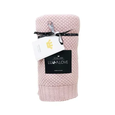 Obrázok produktu pre Lullalove detská deka bambusové makaróny 80x100 cm Púdrová ružová
