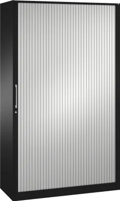Produktbild von C+P Aktenschrank 143001000S10007 5OH 1980x1200x435mm sgr/lgr