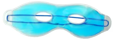Produktbild von Entspannungsmaske - blau, zur Kühlen + Wärmen, Maße: 19 x 9 cm