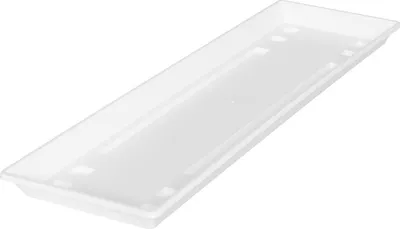 Produktbild von Geli Balkonkasten Untersetzer STANDARD Weiß  50 cm - Kunststoff
