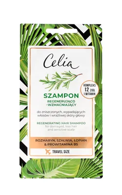 Produktbild von Celia Szampon do włosów regenerująco - wzmacniający - saszetka 10ml