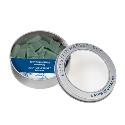 Zdjęcie produktu dla Awenturyn kwarcowy mieszanka kamieni wodnych (relaks) W-224 Lapis Vitalis kamień szlachetny