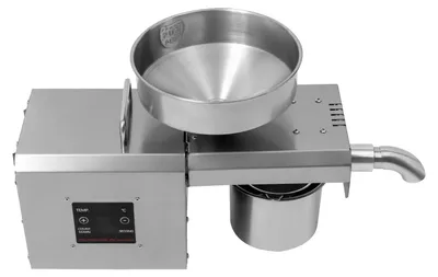 Produktbild von Ölpressmaschine - Ölpresse - Elektrisch - 610 W Leistung - Edelstahl - Für Zuhause und kleines Gewerbe
