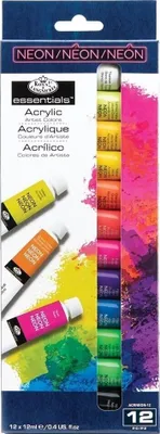 Obrázok produktu pre Royal & Langnickel ACRNEON-12 Sada akrylových farieb 12 x 12 ml 12 ks