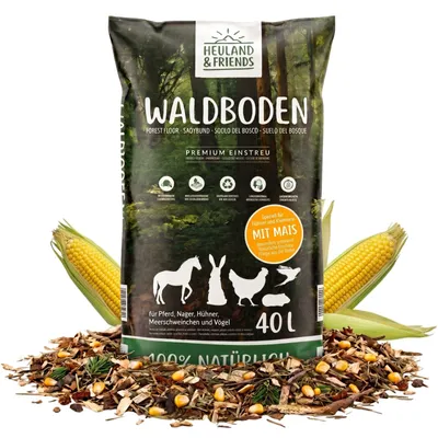 Produktbild von Heuland Erlebnis Waldboden-Einstreu mit Mais 40 Liter