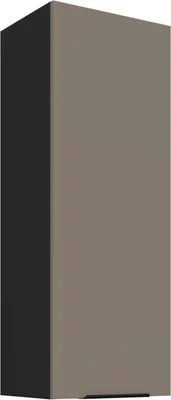 Immagine prodotto di Mobile alto da cucina LUNARA - larghezza 40 cm, beige scuro / nero