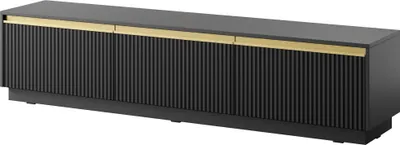 Produktbild von Furniture24 Fernsehschrank Royal Tv-Schrank 180 X 42 X 39 Cm Lowboard Schwarz