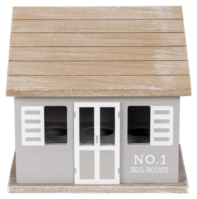 Immagine prodotto di Clayre & Eef armadio portauovo casa 20x14x18 cm legno grigio marrone