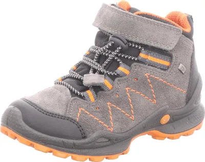 Produktbild von BOXX Kids Kinder-Jungen-Outdoor-Allwetterstiefel Grau-Schwarz-Orange, Farbe:grau, EU Größe:32