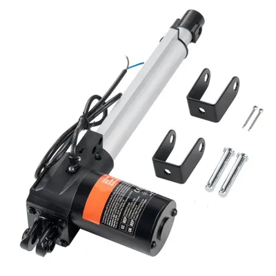 Zdjęcie produktu dla siłownik liniowy 6000N DC 12V - Siłownik liniowy o długości skoku 200 mm - Elektryczny silnik liniowy IP44 - Poziom hałasu ≤ 50dB - Elektryczne otwieranie drzwi - Prędkość przesuwu 5 mm/s - Siłownik z regulacją technologii liniowej