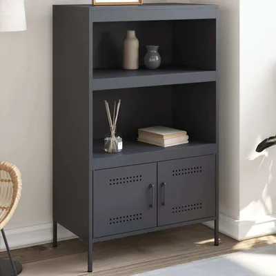 Produktbild von Maison Exclusive - Highboard Anthrazit 68x39x113 cm Stahl