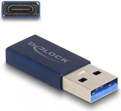 Produktbild von DELOCK USB 10 Gbps Adapter USB Typ-A Stecker,USB Type-C