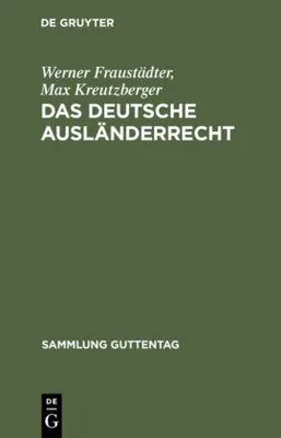 Produktbild von Das deutsche Ausländerrecht