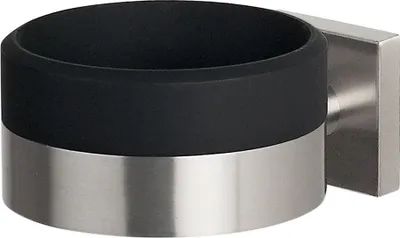 Produktbild von Spirella Nyo, Wandverteiler, Edelstahl, Schwarz, Chrom, 90 mm, 120 mm, 60 mm