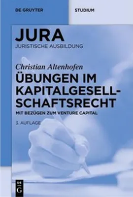 Produktbild von Übungen im Kapitalgesellschaftsrecht