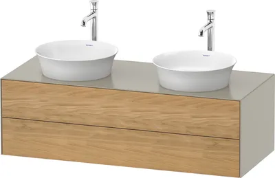 Produktbild von DURAVIT WT4988BH560 WTU White Tulip wandh,2 SchKa,beid.