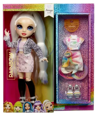 Obrázek produktu pro MGA Rainbow High, panenky "Style Icons", Amaya – sběratelské módní panenky