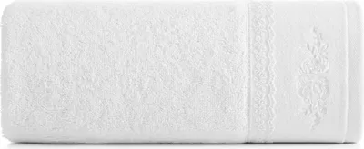 Zdjęcie produktu dla Eurofirany 471926, 70 x 140 cm, Bawełna, Poliester, Biały, 1 szt.