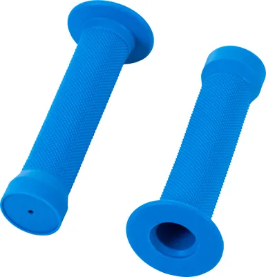 Image de Poignées Bullseye BMX 130 mm, 22,2 mm - Jeu de poignées de guidon (droite et gauche) (bleu)