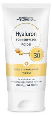 Obrázok produktu pre Hyaluron Sun Care telový krém Lsf 30 150 ml