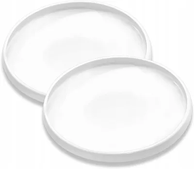 Produktbild von Wilmax Servierschale Porzellan Weiß, 2er Set, 25.5 cm – WL-991360/A2