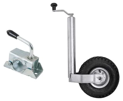 Obrázok produktu pre Otočné koleso s brzdou určené pre prívesy s maximálnou nosnosťou 150 kg