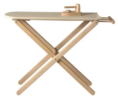 Produktbild von Bügelbrett für Kinder, aus Holz, mit Bügeleisen