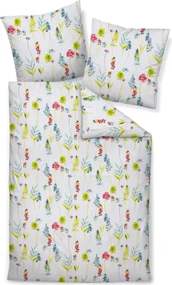 Produktbild von Janine Design Bettwäsche-Garnitur Mako-Soft-Seersucker 20151 TANGO Farbe multicolor Größe 135x200+80x80