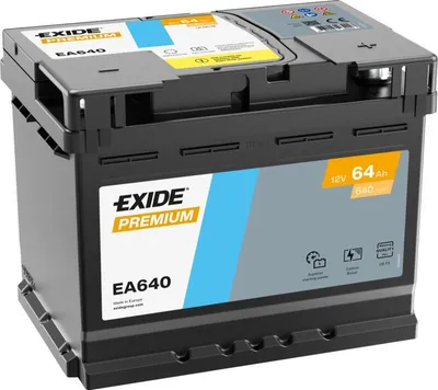 Produktbild von EXIDE Premium EA 640 Pb Starterbatterie 12V 64 AH/C20 - 640A(EN)