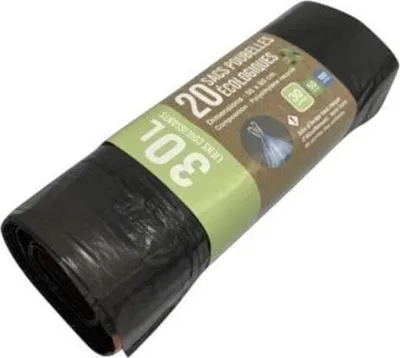 Image de Sacs-poubelle 30 l noir