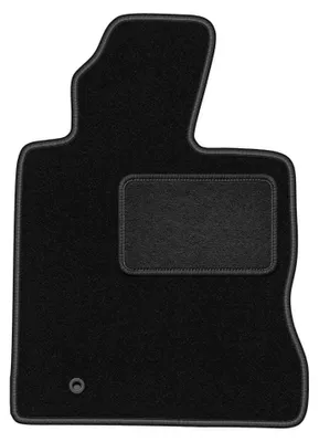 Produktbild von Fahrermatte Velours für Chrysler PT Cruiser 2000-2010 (Cabrio/Schrägheck) – 1-tlg, Schwarz, passgenau – Wielganizator LUX
