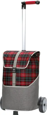 Produktbild von ANDERSEN Einkaufstrolley - Unus Shopper Gese rot 46 L geräumig, hochwertig, Reflektor, Aluminium, Griff ergonomisch, höhenverstellbar, Kugellagerrad