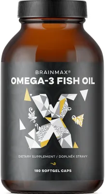 Immagine prodotto di BrainMax Omega-3 Fish Oil, 180 capsule softgel