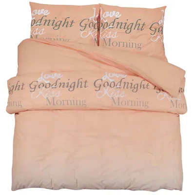 Produktbild von vidaXL Bettwäsche-Set Rosa 225x220 cm Baumwolle