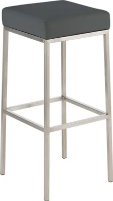 Produktbild von Barhocker mit Kunstleder - Barhocker - bequeme Sitzfläche, bis 150 kg belastbar