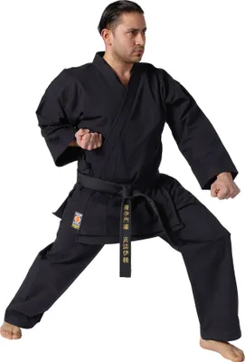 Produktbild von Karate Anzug Traditional schwarz. 12oz 190