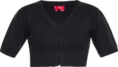 Image de Cardigan SWIRLY pour femme - noir, L