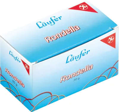 Productafbeelding van Lüfer RONDELLA rubberringen in een doos, 40 mm, 50 gram, rood