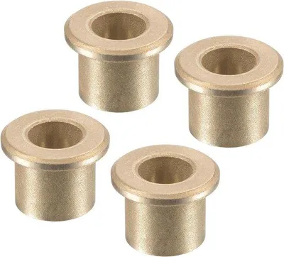 Obrázek produktu pro Bronzové flenšovací čepy, samomazné, sada 2 kusů, 8 mm x 12 mm x 12 mm