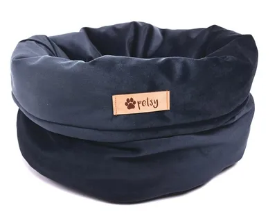 Obrázek produktu pro Pelíšek pro psa "BASKET" ROYAL Ø 40 cm modrý