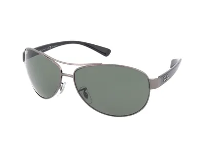 Produktbild von Ray-Ban RB3386, Erwachsener, Uni, Pilot, Schwarz, Polarisierte Linse, Metall