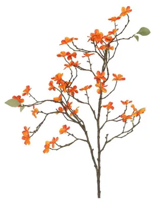Zdjęcie produktu dla Gałązka jabłoni, pomarańczowa, 30 x 86,4 cm
