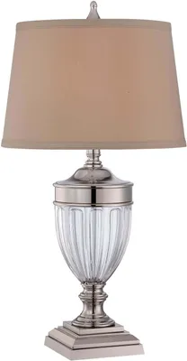 Produktbild von Elstead Dennison Tischleuchte E27 Poliertes Nickel