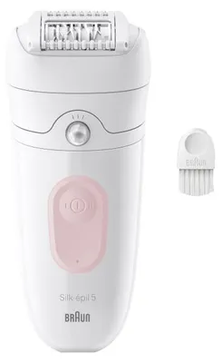 Immagine prodotto di Braun Silk-épil 5 5-230, Epilatore Elettrico Donna, Per Una Epilazione Semplice, Bianco/Rosa