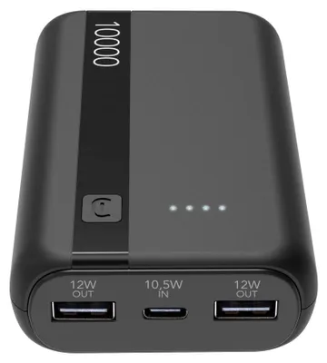 Obrázok produktu pre Cellularline 8018080481956, 10000 mAh, Lithium-ion (Li-ion), Čierna