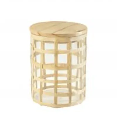 Immagine prodotto di H&H Barattolo In Vetro Borosilicato E Paglia Cc800